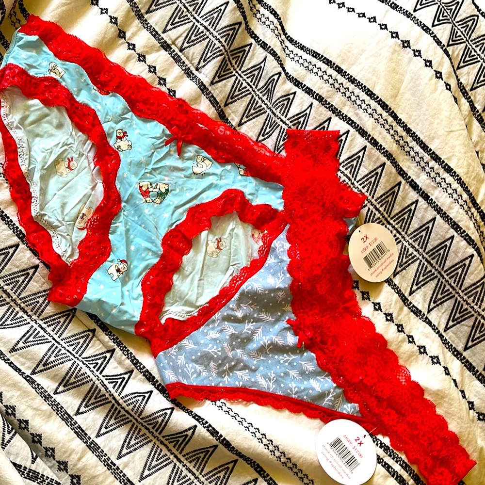 Splendies 2 for 1 Christmas Panties
